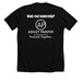 Predator Protector Tee, a Solid Black Blend Premium Unisex Tee (back-view)