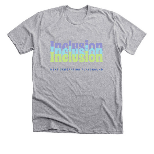 Inclusion, a Athletic Heather Premium Unisex Tee
