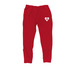 #MEAction heart joggers, a Red Midweight Fleece Joggers