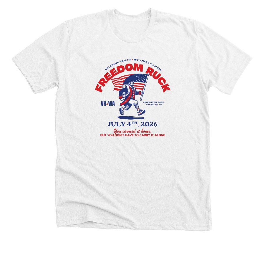 Freedom Ruck Shirts 2026, a Solid White Blend Premium Unisex Tee