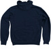 IAP Heart Pocket, a Navy Zip Up Hoodie (back-view)