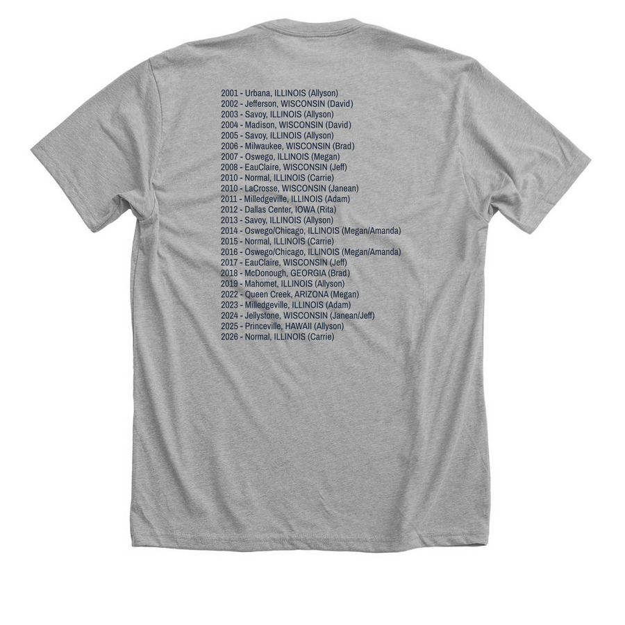 Paydon Cousins, a Athletic Heather Premium Unisex Tee (back-view)