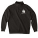 Where Women Grow to Lead Quarter Zip, a Black Midweight Quarter Zip Pullover