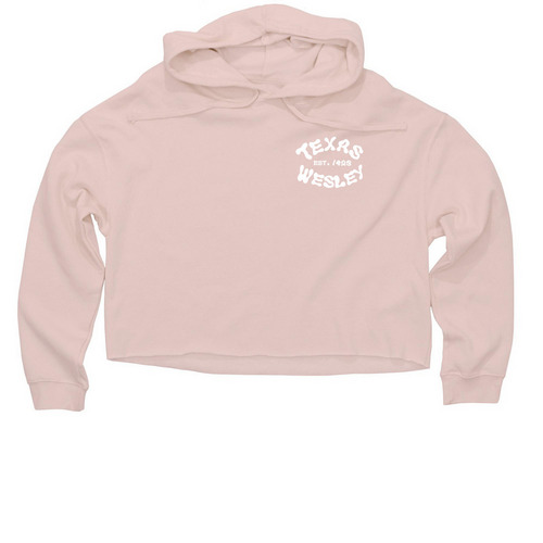 Warped Peace, a Blush Women?s Lightweight Cropped Hoodie