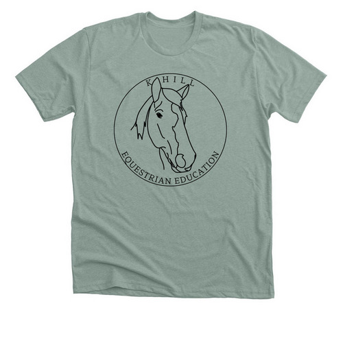 Support KHEE in Style - Stormy Version, a Heather Sage Premium Unisex Tee