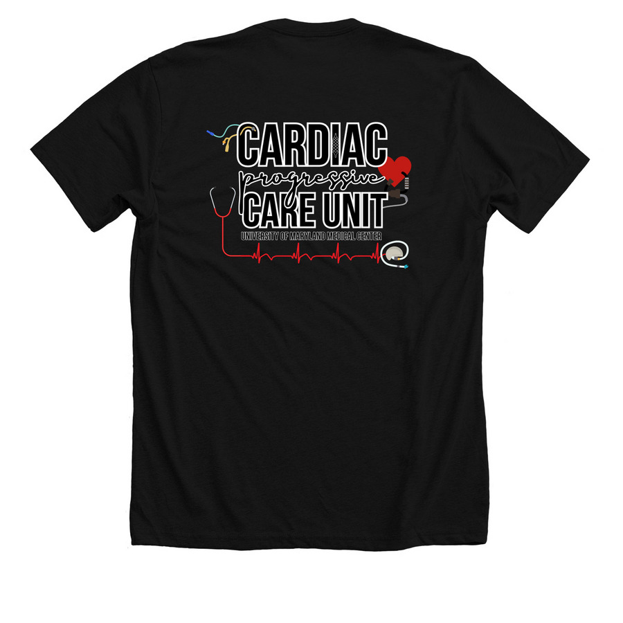 CPCU Devices, a Solid Black Blend Premium Unisex Tee (back-view)