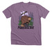 Beaver Tee, a Heather Purple Premium Unisex Tee