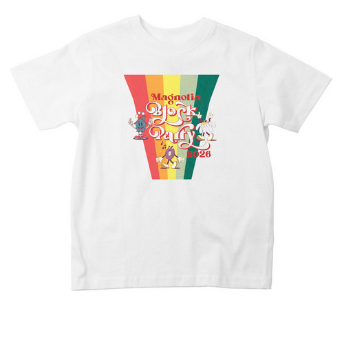 Toddler- 5200 Magnolia Block Party 2026, a White Toddler Tee