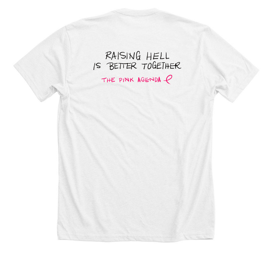 Team TPA NYC Marathon '26 | Cotton, a Solid White Blend Premium Unisex Tee (back-view)