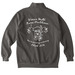 WHNP Uterus on Back, a Pepper Comfort Colors Quarter Zip Pullover (back-view)