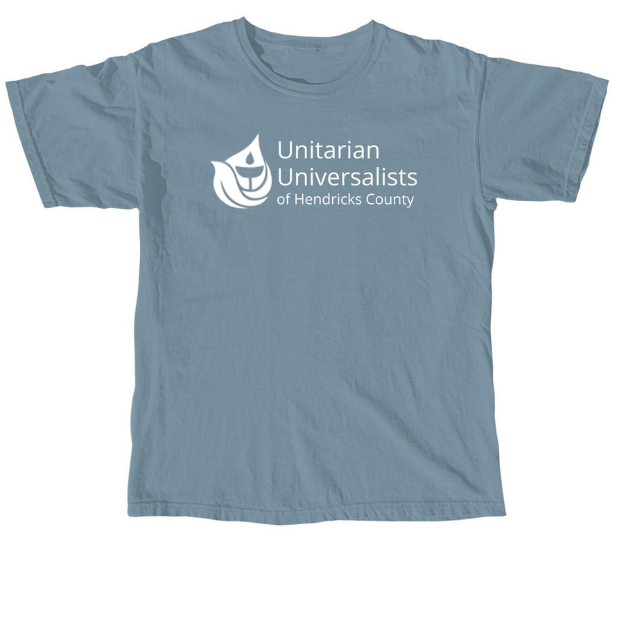 UUCCHC Shades of Blue, a Ice Blue Comfort Colors Unisex Tee
