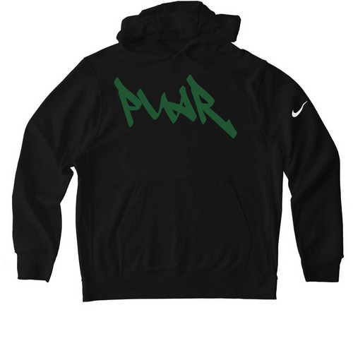 PUAR X NIKE, a Black Nike Club Fleece Pullover Hoodie