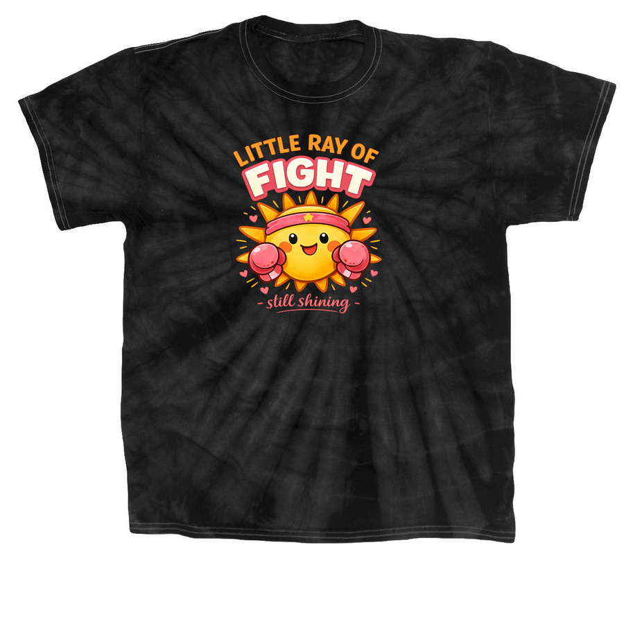 Ray of Fight | Adult & Youth Styles, a Black Classic Tie Dye Tee