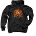 Thanksgiving, a Black Pullover Hoodie