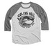 2025&nbsp;Salamander Stroll Virtual 5k Front Piece, a Premium Heather and Heather White 3/4 Sleeve Baseball Tee