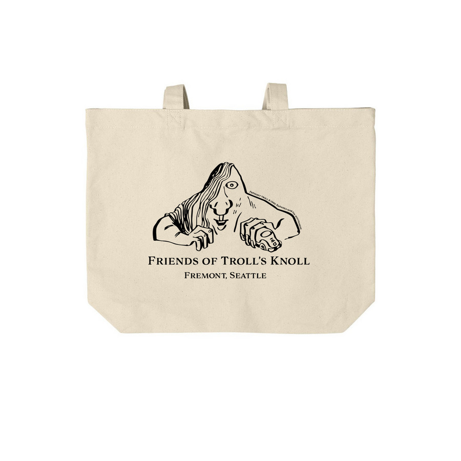 Friends of the Troll's Knoll Totes, a Natural Cotton Canvas Tote Bag