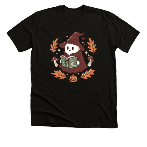 Thornewick's Spells, a Solid Black Blend Premium Unisex Tee
