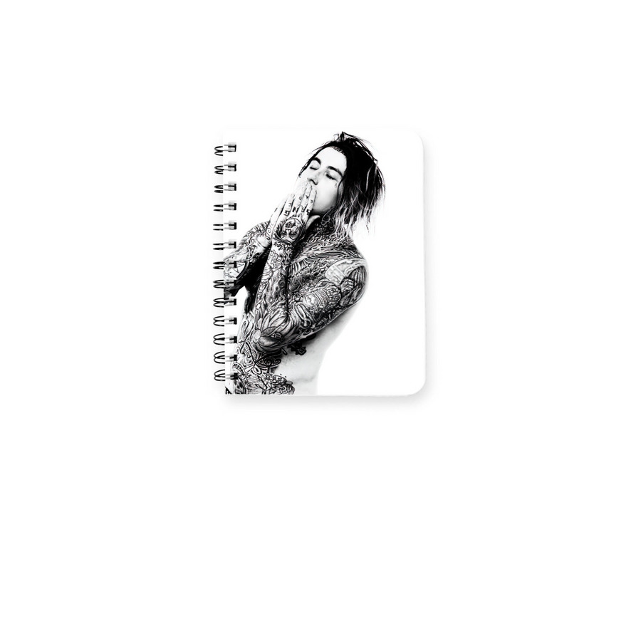 Black & White RR Notebook, a White Spiral Notebook