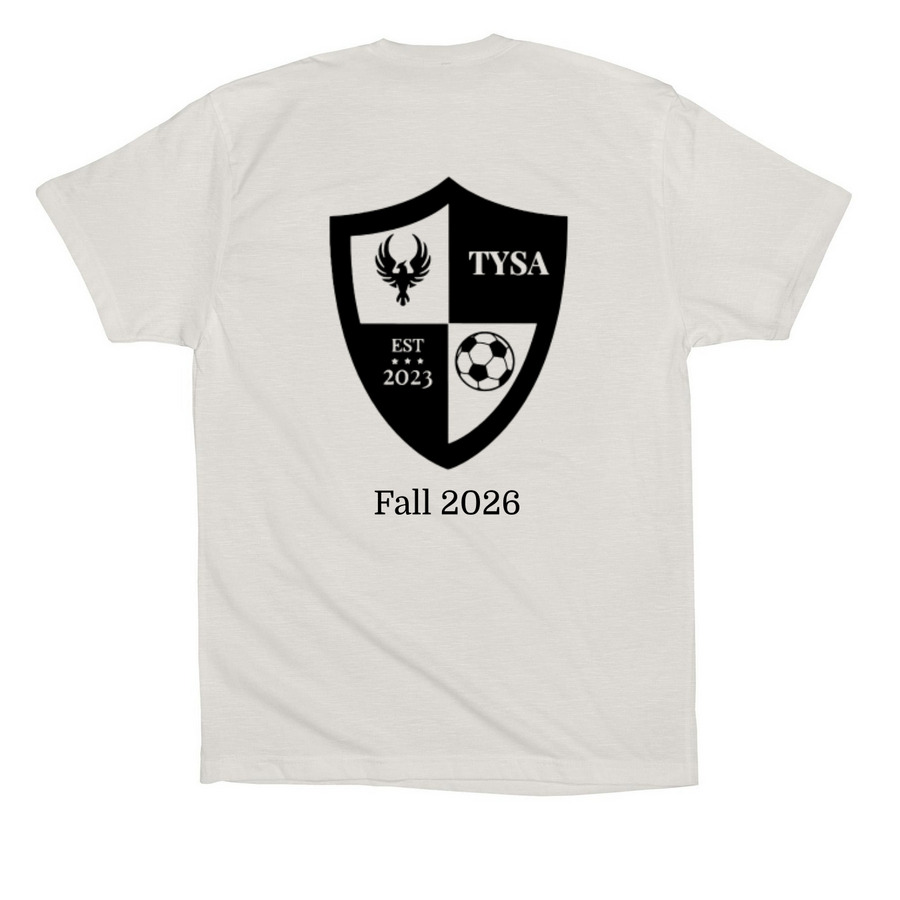 U10B Hossenlopp/Wilson, a Vintage White Premium Cotton Tee (back-view)