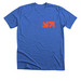 Small MinnMax Logo, a Heather True Royal Premium Unisex Tee