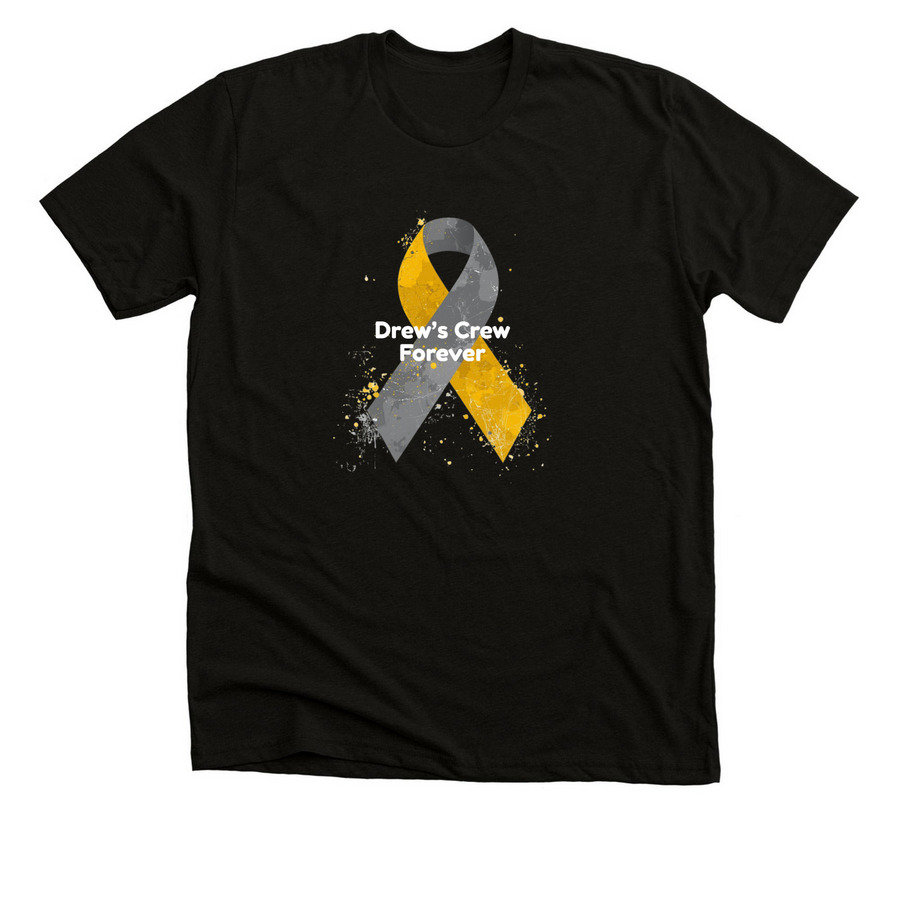 Drew's Crew Forever, a Solid Black Blend Premium Unisex Tee