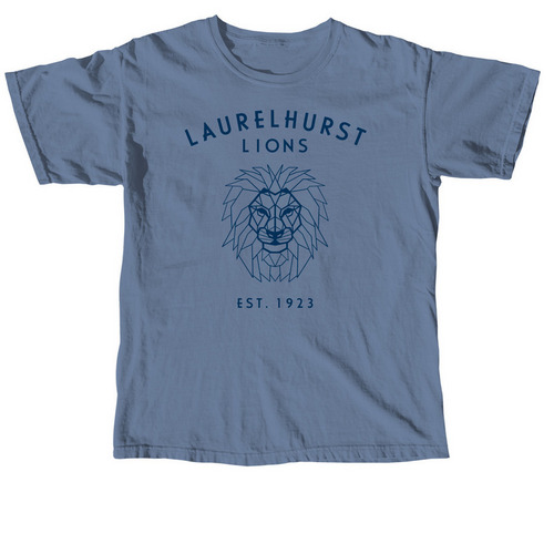 Laurelhurst Lions Est. 1923, a Blue Jean Comfort Colors Unisex Tee