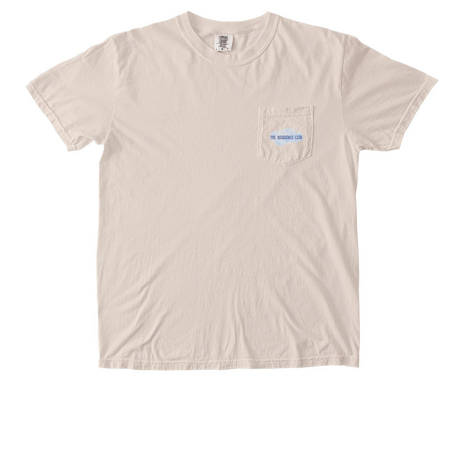 The Resilience Club, a Ivory Comfort Colors Pocket Tee