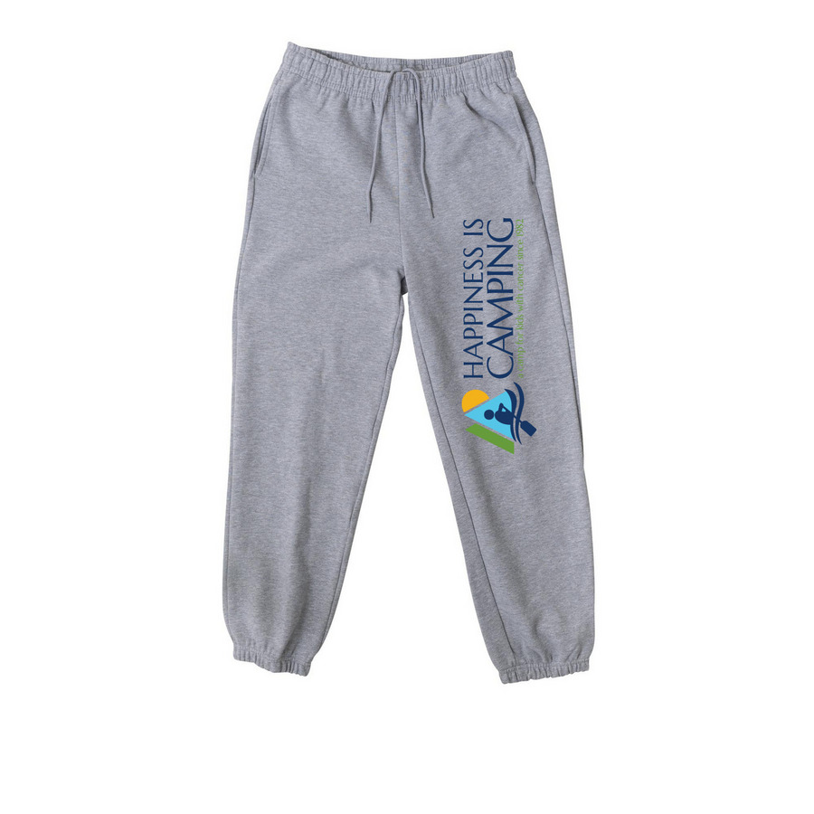 Happiness Is Camping Pants, a Athletic Heather Premium Heavyweight Jogger