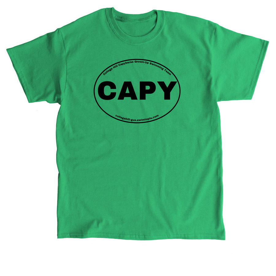 Capybaras, Champions of the World, a Irish Green Classic Unisex Tee