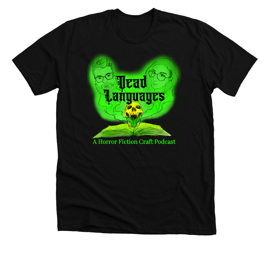 Dead Languages Podcast - Classic, a Solid Black Blend Premium Unisex Tee