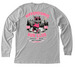 Hippopotamus Run Club ? 2026 Collection, a Athletic Heather Premium Long Sleeve Tee (back-view)