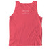 10010&nbsp;Modern, a Watermelon Comfort Colors Tank Top (back-view)