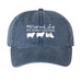 #FarmLife Hats, a Navy Printed Pigment Dye Baseball Cap