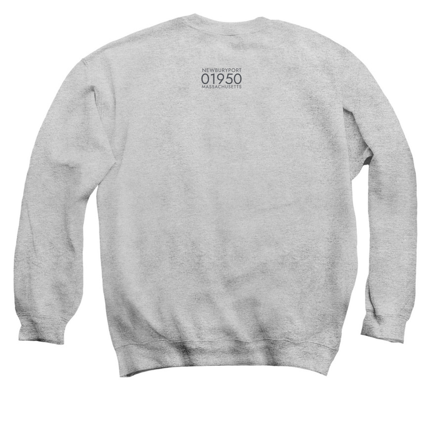NEWBURYPORT | rainbow, a Sport Grey Crewneck Sweatshirt (back-view)