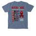 Stroke Advocacy Benefit for Choate Family, a Blue Jean Comfort Colors Pocket Tee (back-view)