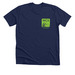 Premium Unisex Tee, a Solid Navy Blend Premium Unisex Tee