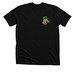 Beige "Wild Goose Repair" Design, a Solid Black Blend Premium Unisex Tee