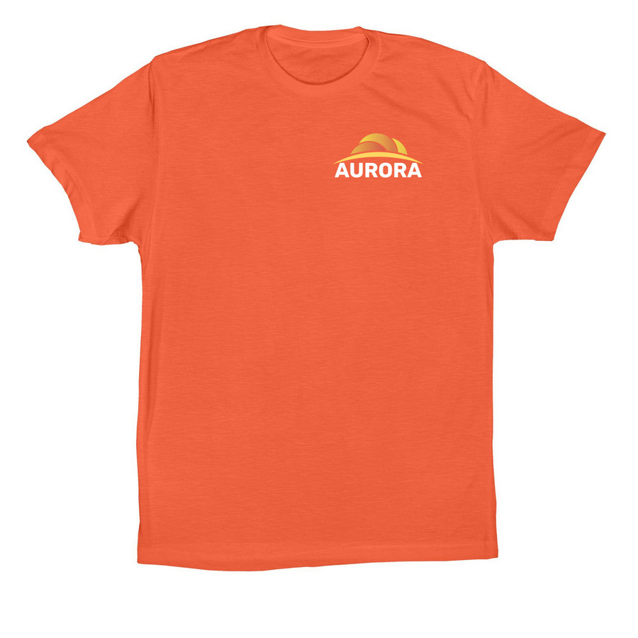 Aurora Heartfelt Coral Shirt, a Coral Premium Cotton Tee