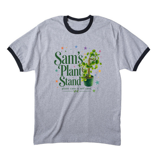 Team Sam Slater 2026 Walk Shirts&nbsp;, a Athletic Heather/ Jet Black Cotton Ringer Tee