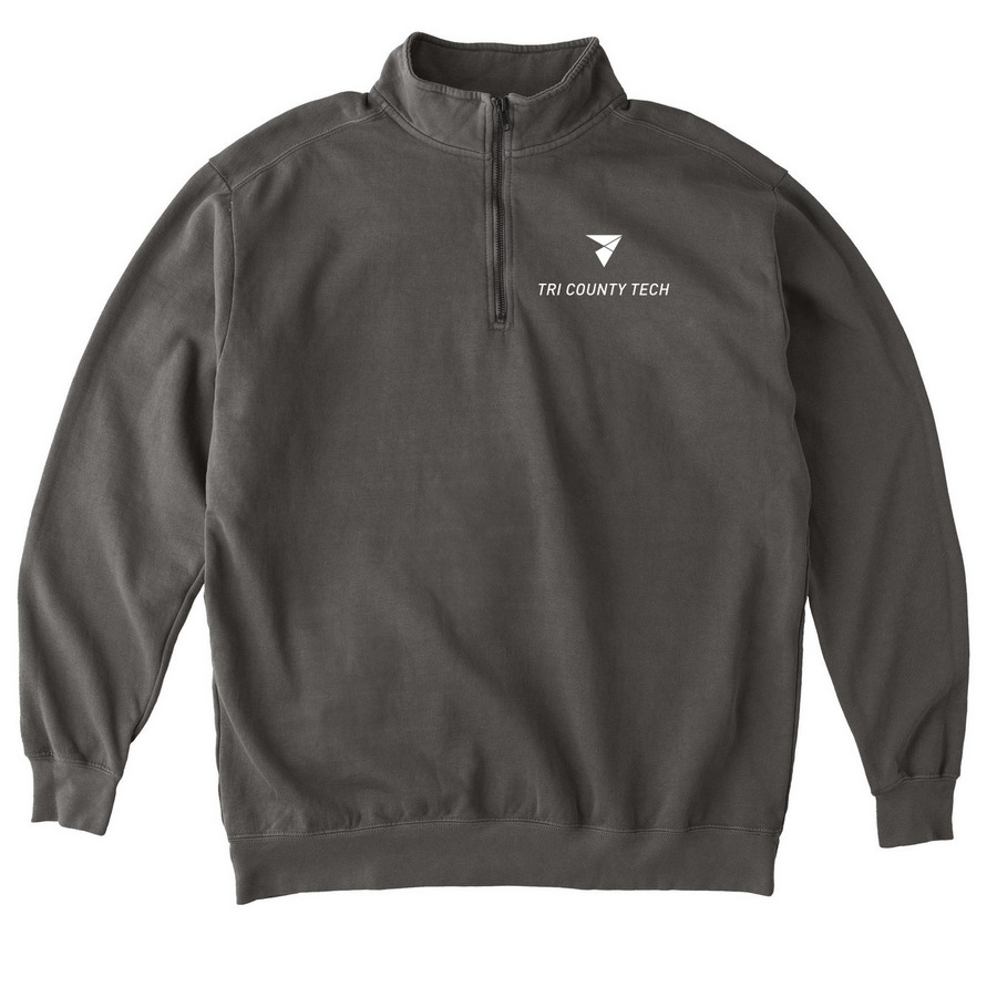 TCT Pullover, a Pepper Comfort Colors Quarter Zip Pullover