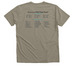 RAD Hero Name, a Heather Stone Premium V-Neck Tee (back-view)