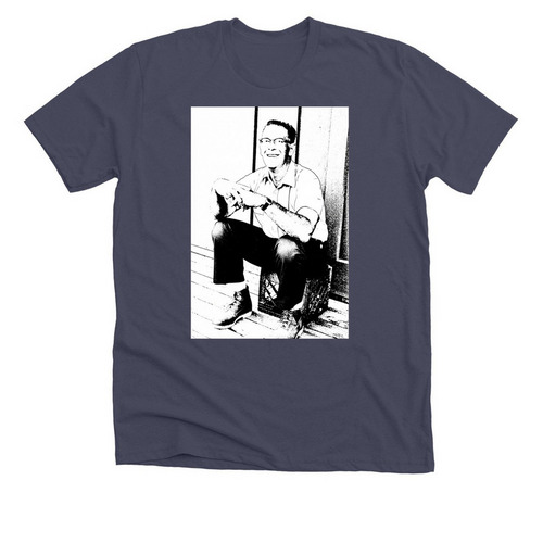 Alden, a Heather Midnight Navy Premium Unisex Tee