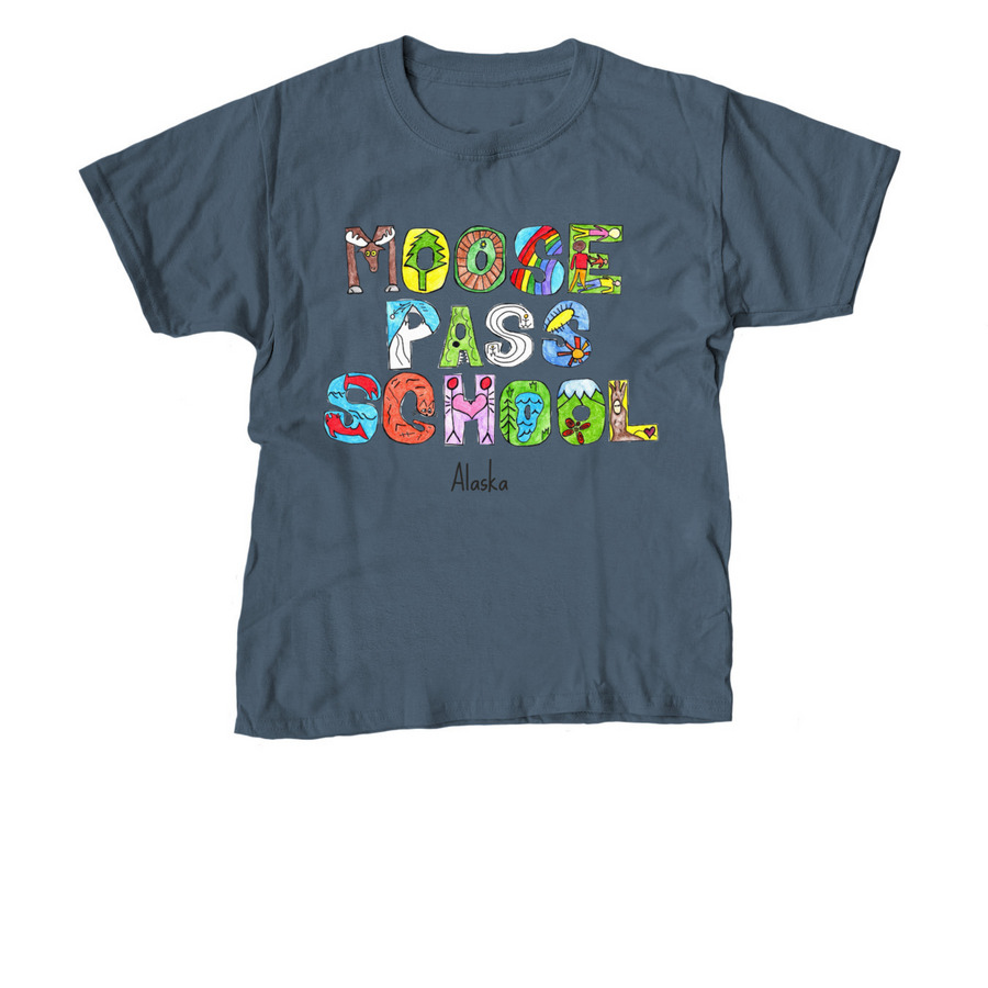 School T-shirt Fundraiser&nbsp;, a Indigo Youth Unisex Tee