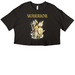 WARRIOR, a Black Women?s Cropped Cotton Tee