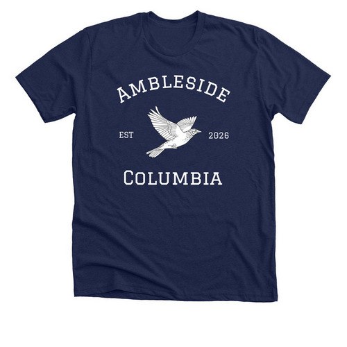 Ambleside Columbia Est 2026, a Solid Navy Blend Premium Unisex Tee