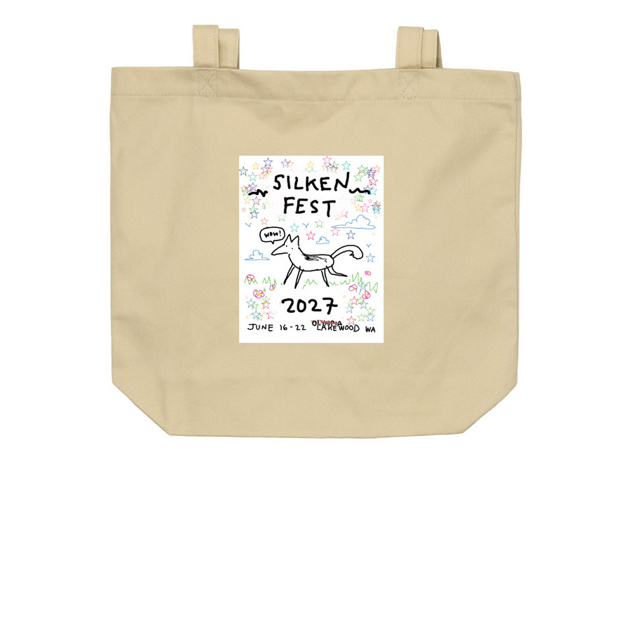 Silkenfest 2027 Gag Totes, a Oyster Organic Cotton Tote Bag