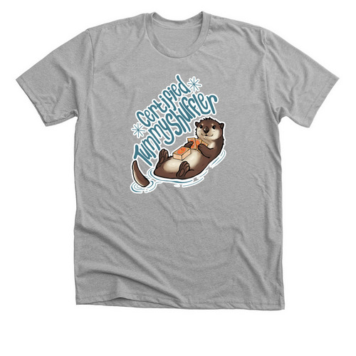 Mtg Card Shuffler Shirt Teal, a Athletic Heather Premium Unisex Tee