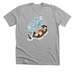 Mtg Card Shuffler Shirt Teal, a Athletic Heather Premium Unisex Tee