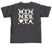 MN Quilt Front & Back Tee, a Graphite Comfort Colors Unisex Tee (back-view)