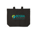 Tote your support, a Deep Black Cotton Canvas Tote Bag